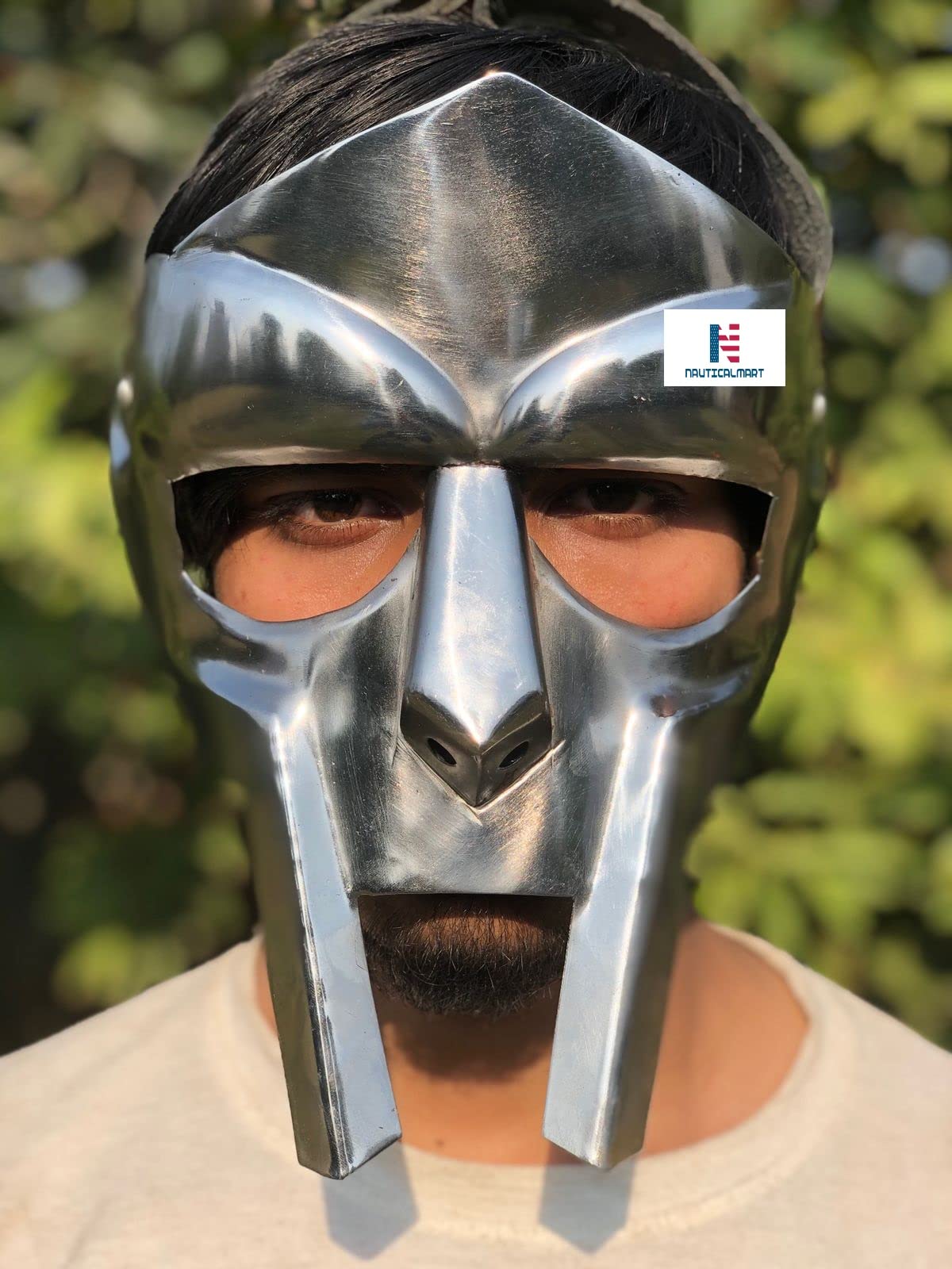 Amazon.com: MF Doom Rapper Madvillain Gladiator Armor Helmet : Clothing ...