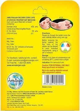 Amrutanjan Decorn Corn Caps - Pack Of 10