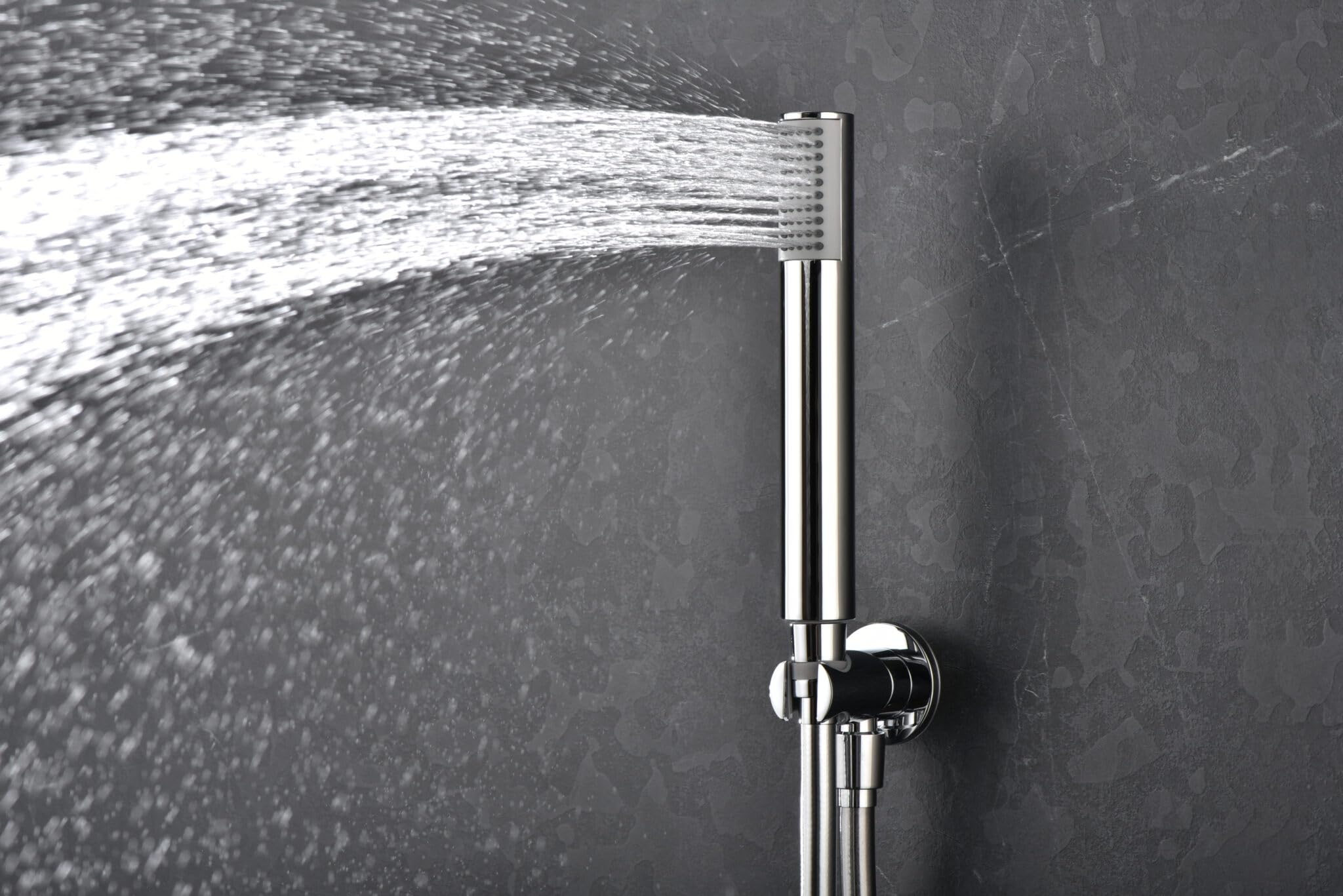 IMEX GTM039 Rociador Ducha Empotrada - Cromo, S.304 Ø25 cm, Termostático de 2 Vías, Caudal 20 l/min, Cartucho Autolimpiable TURN CLEAN SYSTEM, Serie Monza
