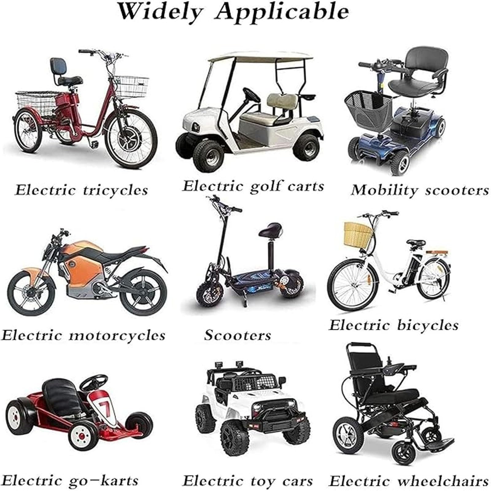 Batteria Al Litio Da 48 V E 50 Ah Per Biciclette Elettriche E Monopattini Elettrici, Batteria Agli Ioni Di Litio Per Biciclette Elettriche, Con BMS Integrato, Resistente All'invecchiamento T+DC