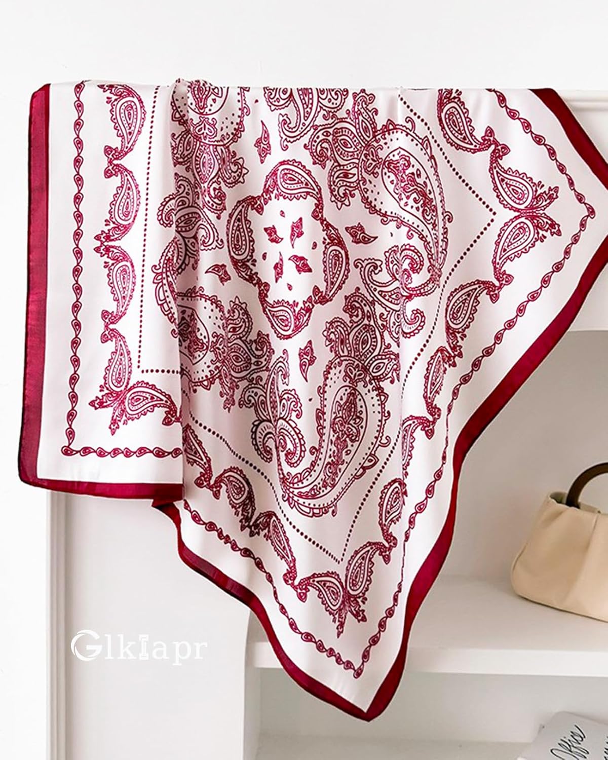 Satin Bandana Headscarf for Women Silky Hair Scarves for Fashion Lightweight - Image 3