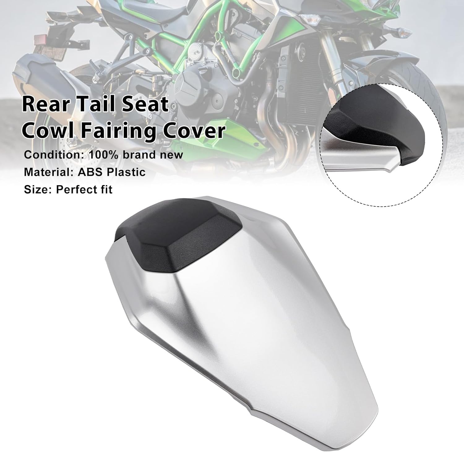 Areyourshop Rear Tail Seat Cowl Fairing Cover for Kawasaki Z900 / Z900SE 2025-2026