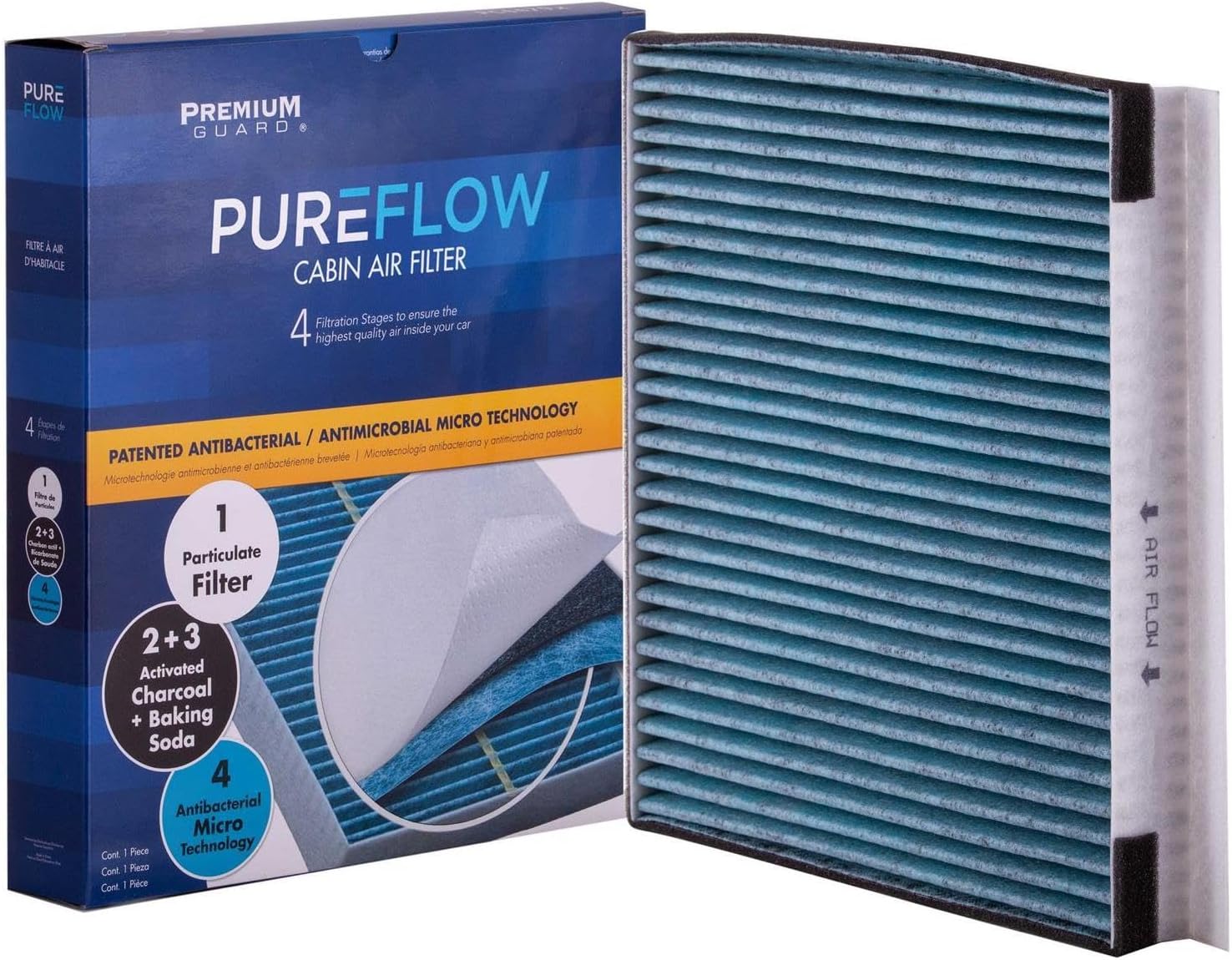 PUREFLOW PC6067X Cabin Air Filter | Fits 2022-2026 Genesis GV70 2.5L, 3.5L; 2009-2016 Hyundai Genesis 3.8L; 2021-2027 GV80 2.5L, 3.5L; 2019-2023 G70 2.0L, 3.3L