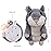 YOEGO Talking Hamster Repeats What You Say Interactive Stuffed Plush Animal Talking Toy,Perfect Toy Gifts for Boys Girls Age 3+ (Gray)