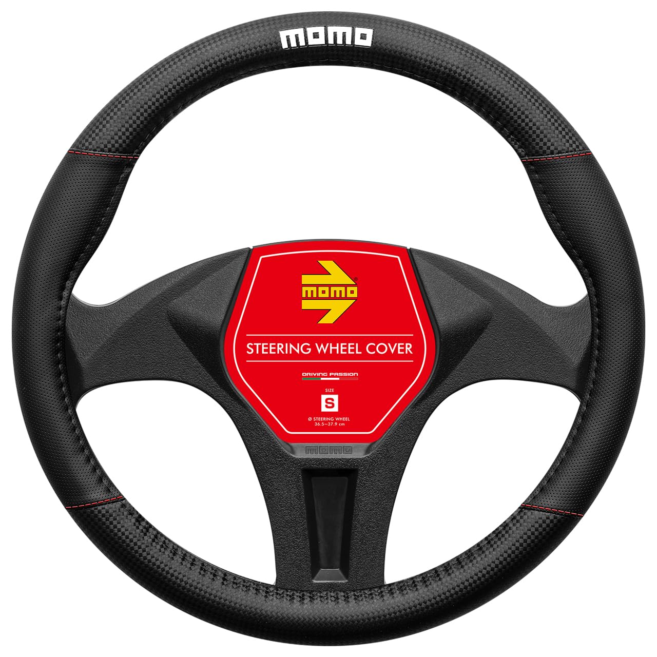 Amazon | MOMO モモ CARBON カーボン ハンドルカバー ステアリング