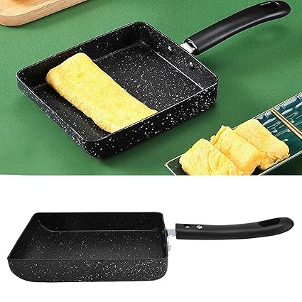 Excluzo Set of 2 Frying Pan, Aluminum Alloy Frying Pan Set Cooking Pan Nonstick Pan Non - ?Stick Durable for Restaurant for Kitchen for Home(S, Blue)