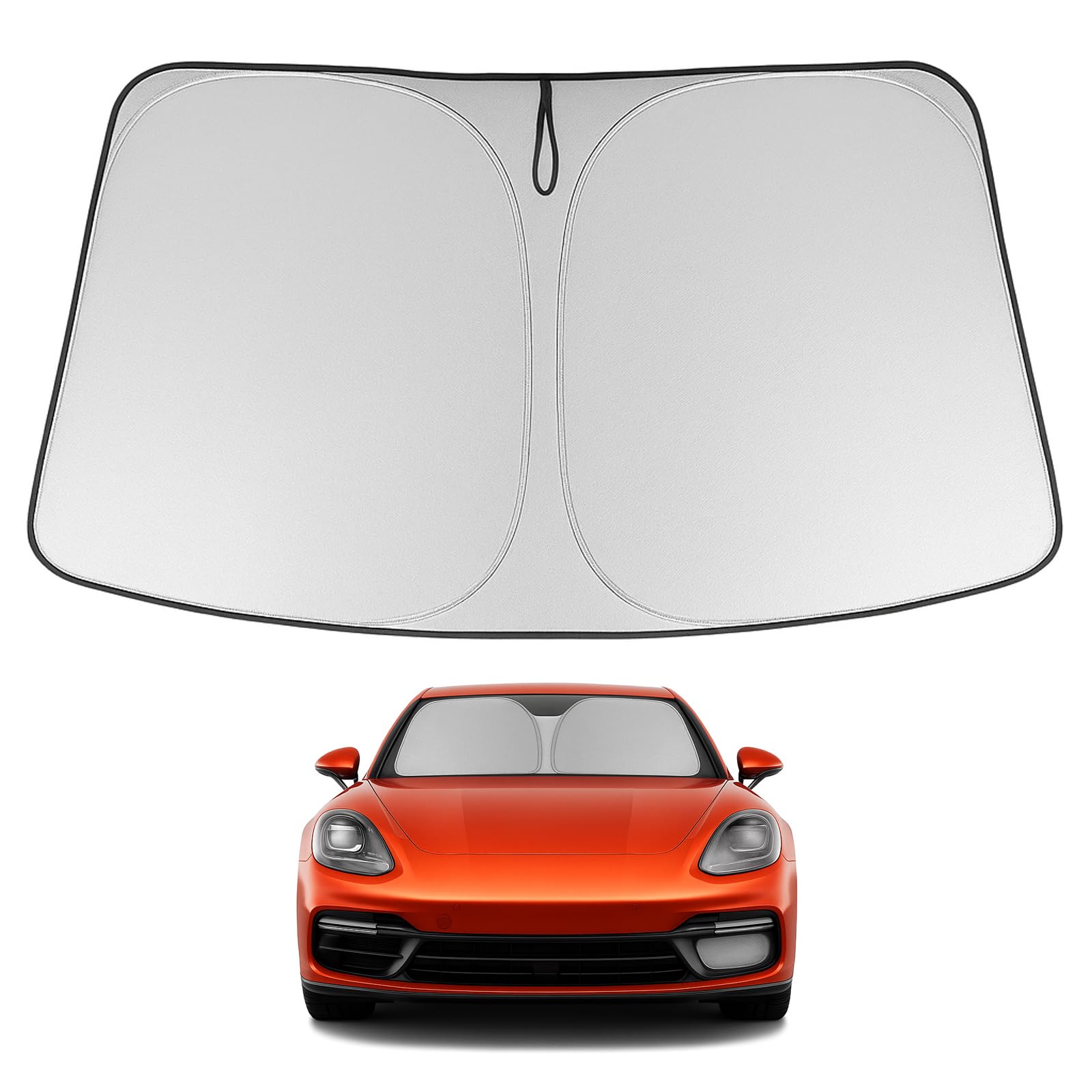 Proadsy Custom Fit Car Windshield Sun Shade for 2017-2026 Porsche Panamera