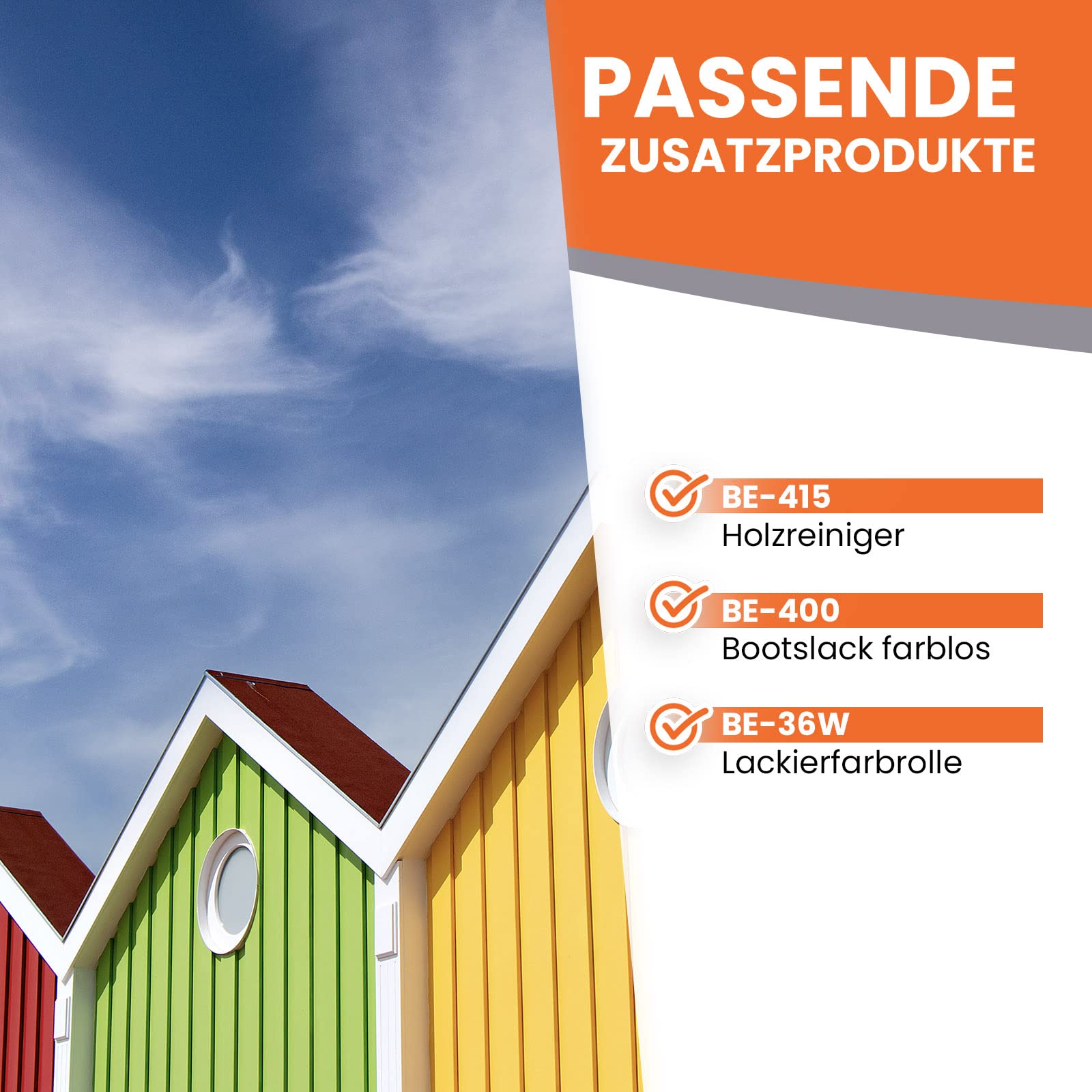 PU Holzschutzfarbe SEIDENMATT Sandgelb RAL 1002 Gelb Hochwertige Wetterschutzfarbe Holzfarbe Holzlack - PU Verstärkt, UV-beständig Und Wetterbeständig - Hamburger Lack-Profi (1 L