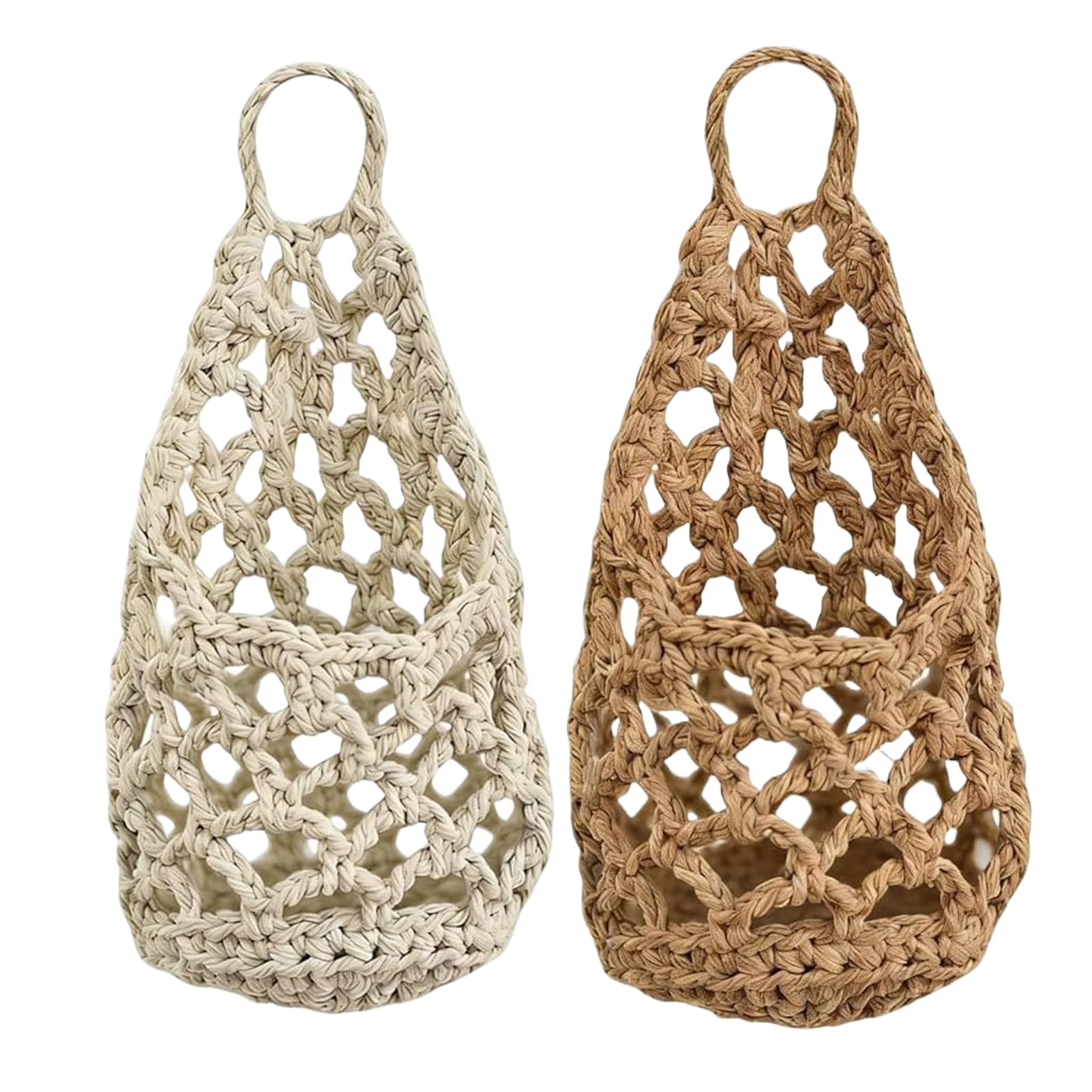 Hanging P-lanters Baskets, Wall Hanging Flower Pot Holder, Boho Woven Cotton Decorative Plant Hanger, Macramse Plants Hanger Set, Small Macrame Plants Hangers Wall Decor, For Indoor Flower Pot