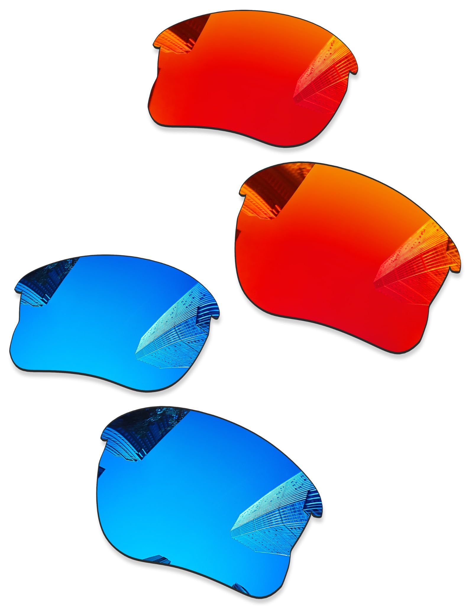 Combine8 Ploarized Replacement Lenses for Oakley Half Jacket 2.0 XL OO9154 Sunglasses