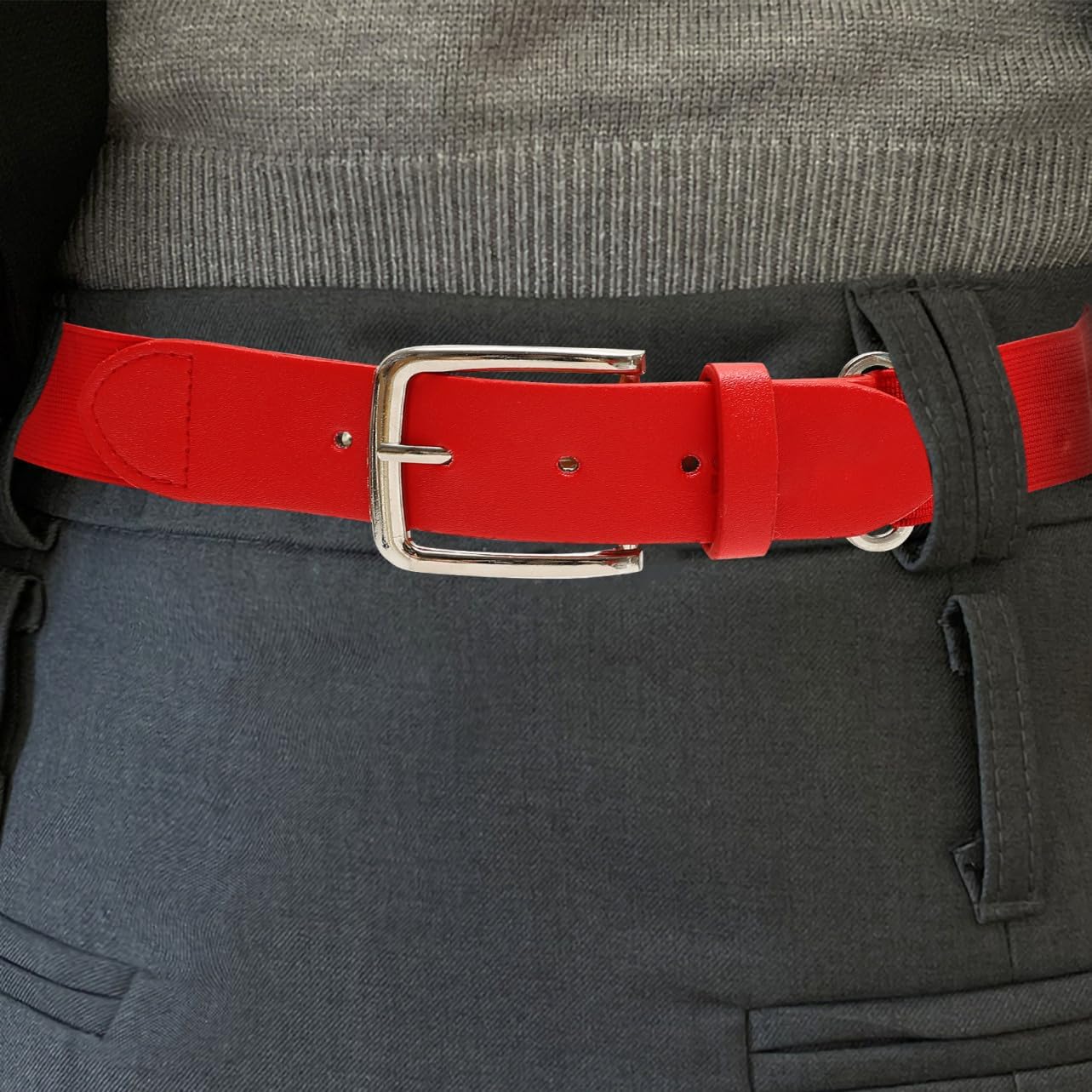 Adjustable Elastic Baseball Belt for Softball and Football Imitation Girdle for Youth and Adults Versatile Sports Belt for Outdoor Activities