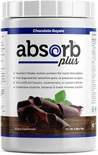 Isolate Protein - Diet Supplement for Improved Gut Health, Extra Nutritional Support, Non-GMO, Gluten-Free, Lactose-Free, Casein-Free (2.2 Lbs, Chocolate Royale)
