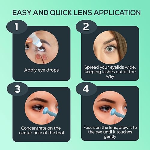 Miniatura 2 de Hard Single  Herramienta portátil RPG Sclera de extracción e inserción de lentes de contacto  Dispositivo de inserción y extracción de lentes de ojo