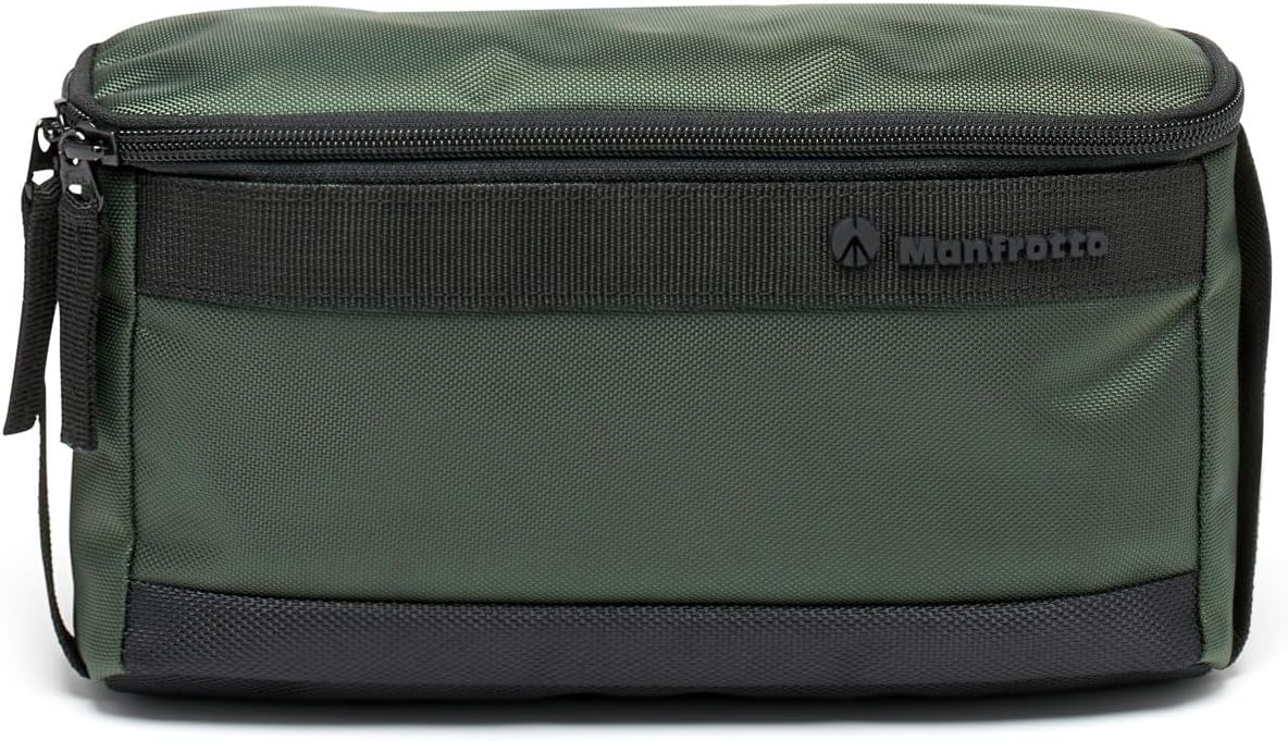 Manfrotto Street Organiser for Photography Accessories, Camera Bag for Organsing Camera Accessories, Compact Organiser, Colour Green