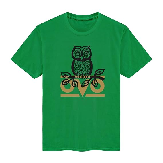 Owl OVO Printed Funny Short-Sleeve 
