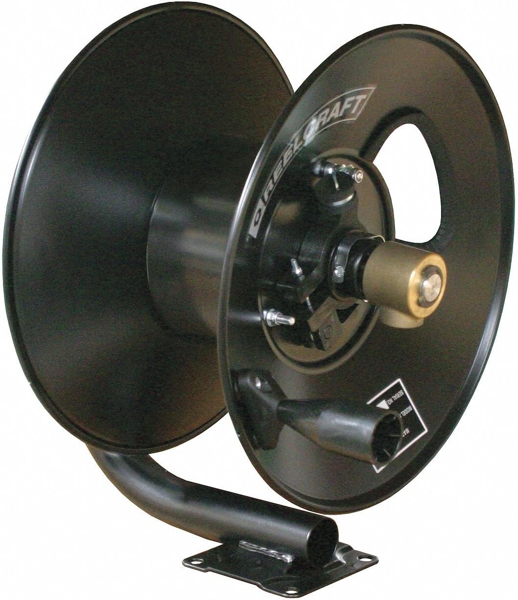 Hose Reel, Hand Crank, 3/8 In ID x 100 Ft