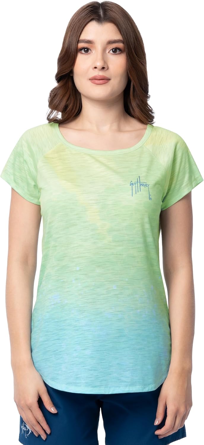 Guy Harvey Women's Poly/Rayon Slub Tee