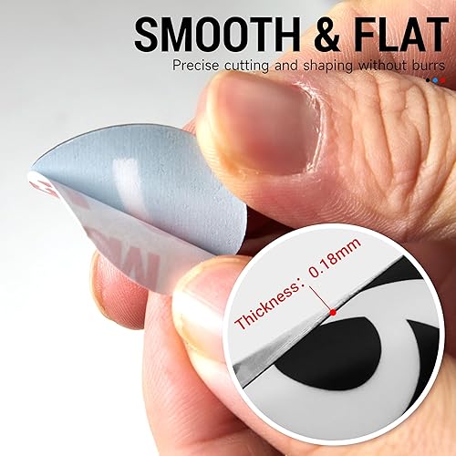 Miniatura 4 de 2 hojas de calcomanías de vinilo numeradas de círculos de 1 a 10, antidecoloración, impermeable, 2 pulgadas, autoadhesivas, troqueladas, números