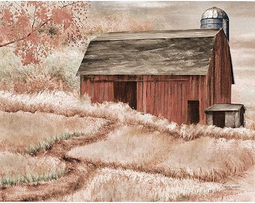 Miniatura 2 de ArtDirect Country Barn II 18x15 Gallery Wrapped Canvas Museum Art by Wargo, Ed