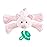 Nookums Paci-Plushies Shakies - Pacifier Holder with Built in Rattle (2 in 1)- Adapts to Name Brand Pacifiers, Suitable for All Ages, Plush Toy Includes Detachable Pacifier (Pig)