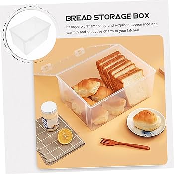 Amazon|BIUDECO パン箱 プラスチック製キッチンブレッドケース 透明 Amazon|BIUDECO パン箱 プラスチック製キッチンブレッドケース 透明