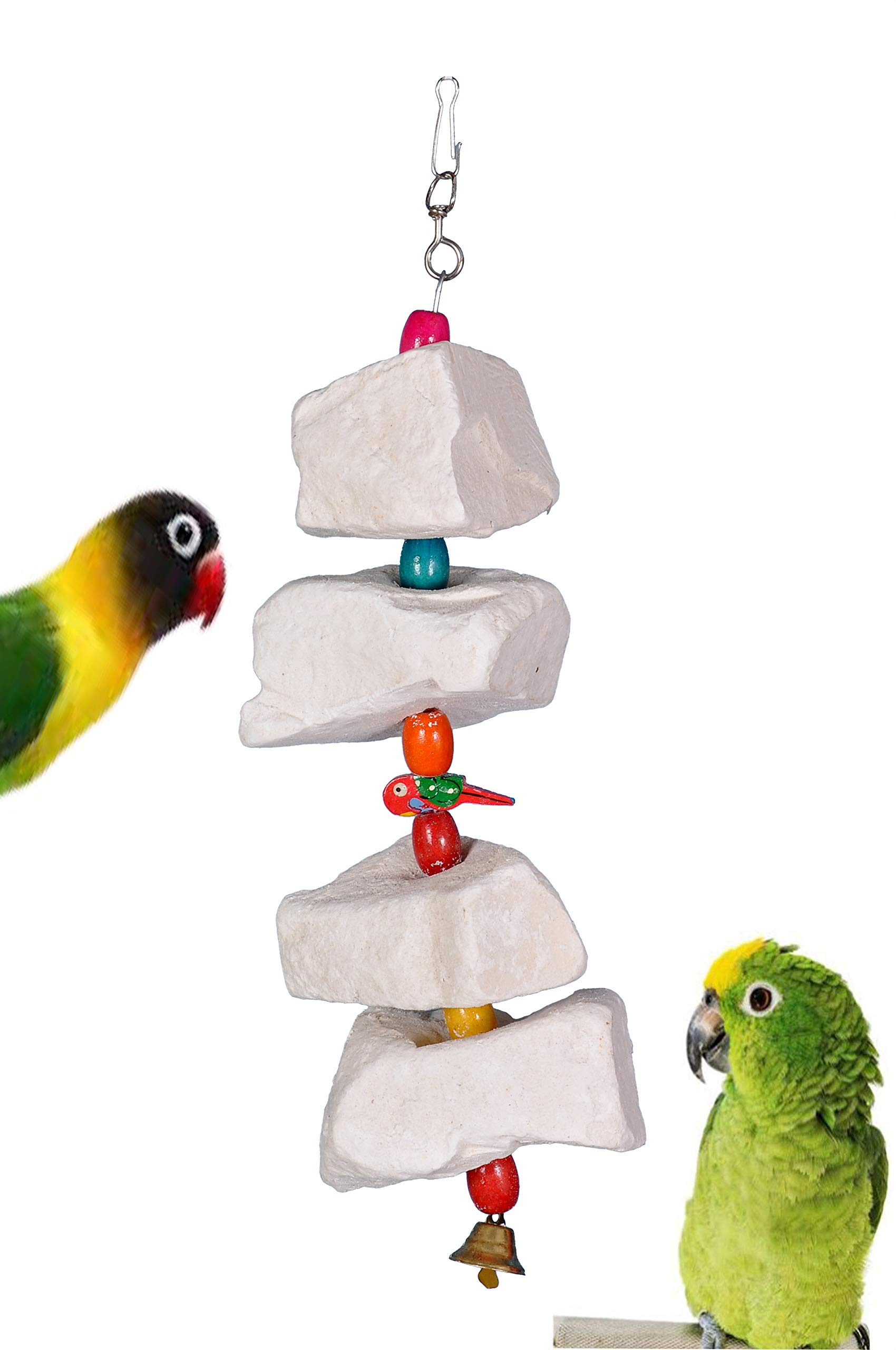 AVI CRAVE Natural Mineral Block Toy for Birds,Budgies,Love Birds,Cocktails,Conures,Parrots and Other Birds (Extra Large) (B08GYKMSKG) Amazon Price History, Amazon Price Tracker