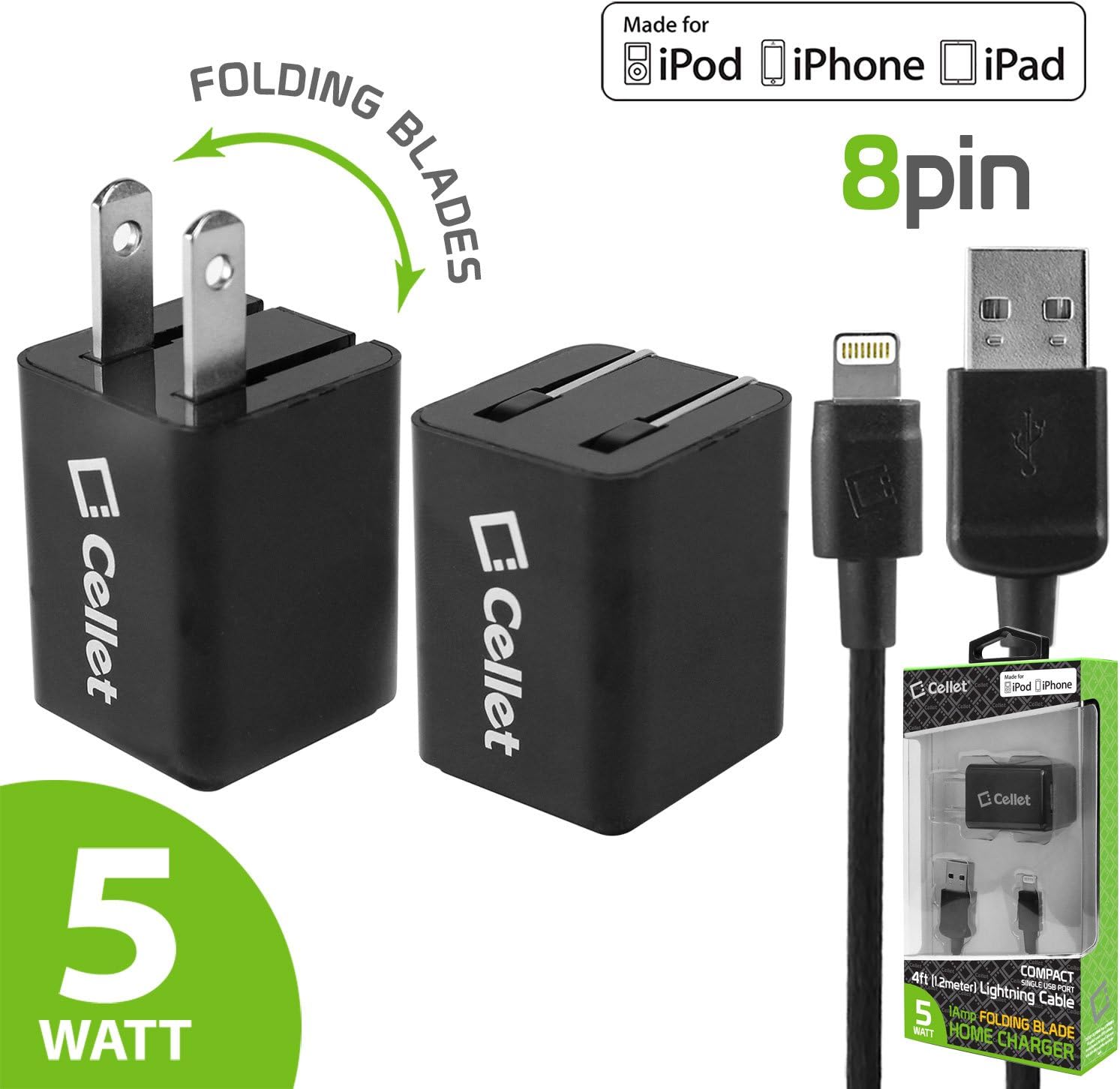 Review Product Cellet Home Charger USB Input, Cable Compatible with Lightning iPhone 11 Pro Max 11 Xr Xs Max Xs X SE 8 Plus 8 7 Plus 7 6S Plus 6S 6 Plus 6 5S 5C 5 4S 4 3GS 3G iPod Touch iPod Nano -Black Review Discount Cellet Home Charger USB Input, Cable Compatible with Lightning iPhone 11 Pro Max 11 Xr Xs Max Xs X SE 8 Plus 8 7 Plus 7 6S Plus 6S 6 Plus 6 5S 5C 5 4S 4 3GS 3G iPod Touch iPod Nano -Black