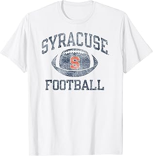 Syracuse Orange Football Intensity Vintage White T-Shirt
