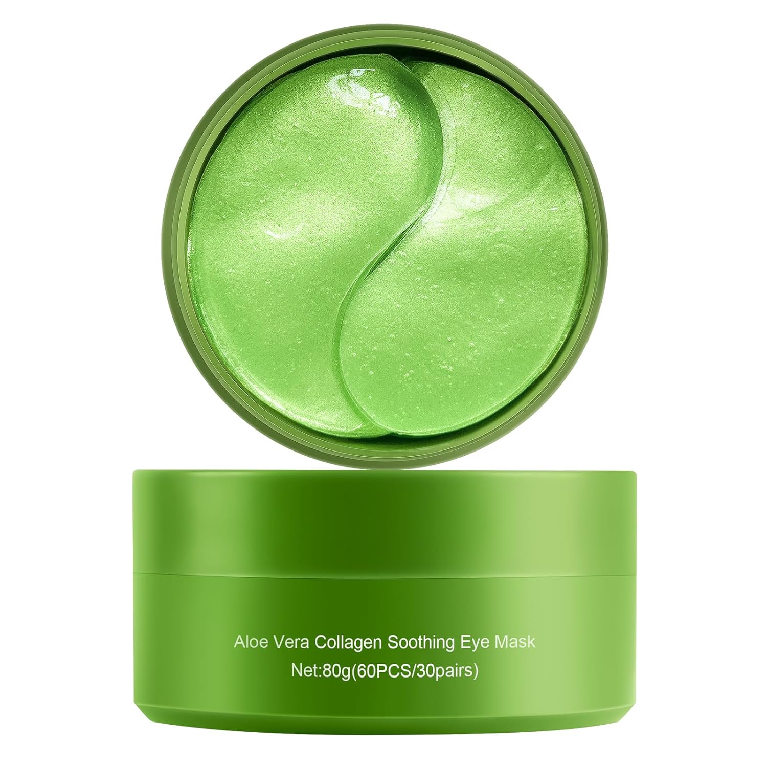 Under Eye Patches, Eye Mask, Eye Patches for Puffy Eyes and Dark Circles – 60 PCS Aloe Vera Under Eye Mask to Reduce Puffiness, Fine Lines, and Wrinkles with Pure Natural Extracts