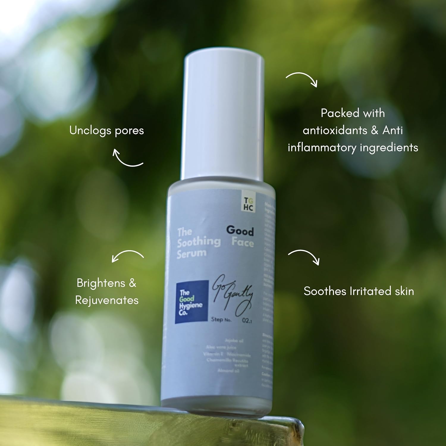 The Good Hygiene Company Surying Face Serum 50 ML for sensitive skin | Gentle care for sensitive skin | Hydrating and nutritious | Jojoba Oil, Aloe vera, Vitamin E, Niasinmide The Good Hygiene Company Surying Face Serum 50 ML for sensitive skin | Gentle care for sensitive skin | Hydrating and nutritious | Jojoba Oil, Aloe vera, Vitamin E, Niasinmide