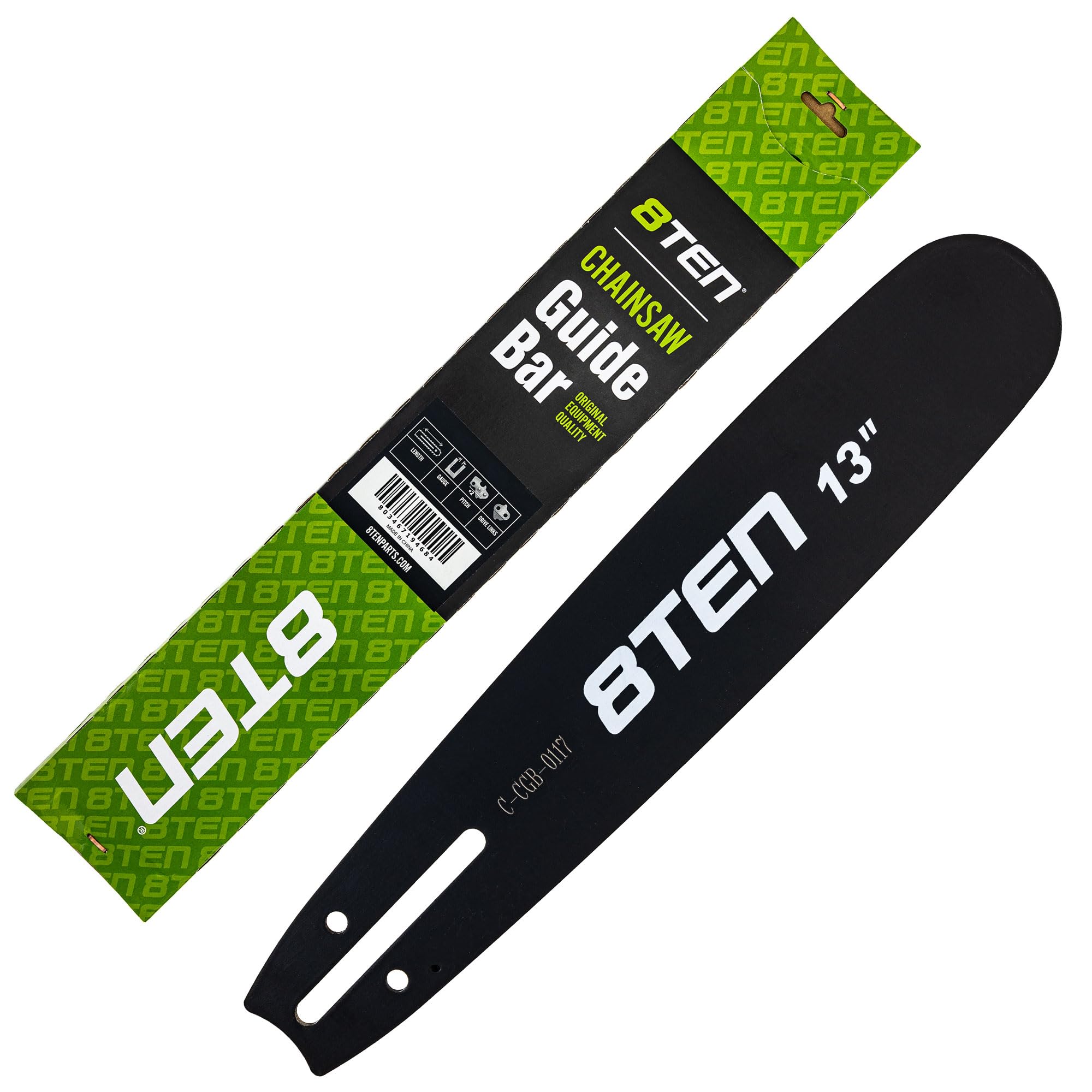 Amazon.com: 8TEN 13 Inch Chainsaw Guide Bar .058 3/8 52DL Chain