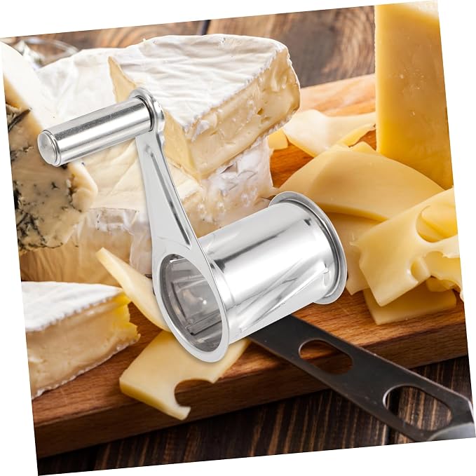 DECHOUS rallador compacto de queso metálico giratorio miniatura 2