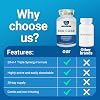 Hormonal Acne Supplement, Clear Skin Supplement with Zinc, Natural D Supplement - Skin Care Vitamins - Hormone Balance, Antioxidants - Gluten Free, Cruelty Free, 60 Capsules