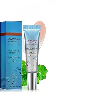 MAEPEOR Color Correcting CC Cream 5 Colors Lightweight Multi-Purpose Facial Concealer with Illuminating Finish Soothes & Hydrates Skin (05 Transparent)