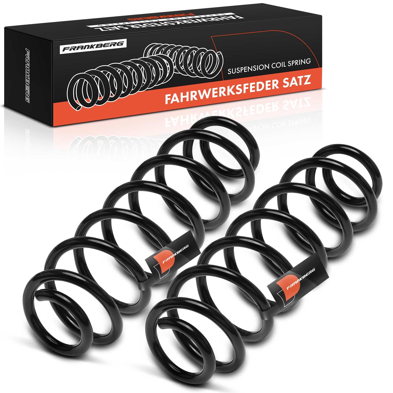 Frankberg 2x Molle di Abbassamento Asse Posteriore Compatibile con Octavi.a I Combi 1U5 Station Wagon 1998-2004 Roomste.r Praktik 5J Furgone/Station Wagon 2010-2015 Replace# 1J0511115AE