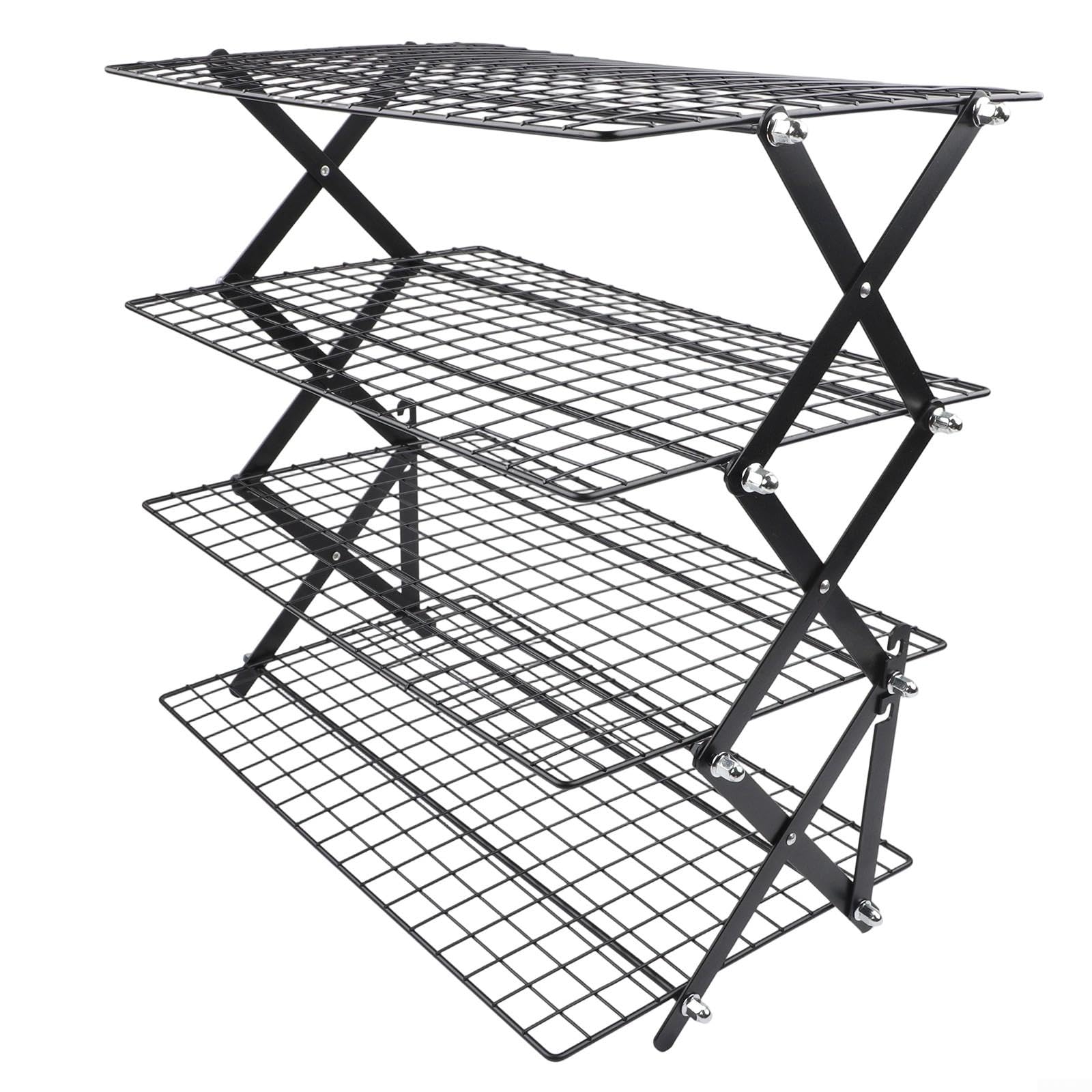 Grille de Refroidissement Pliable 2 Niveaux en Fer Grille de(Four-layer)