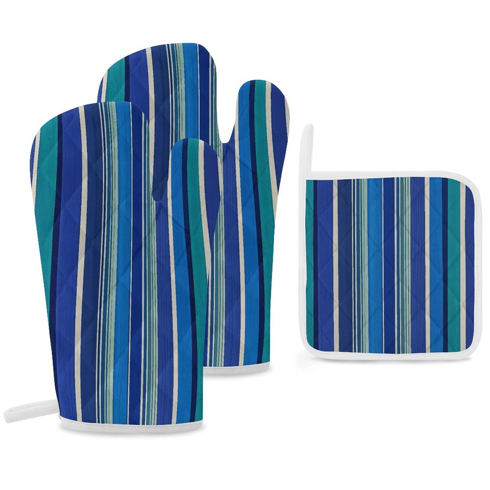 Cadeau de pendaison de crémaillère : gants de cuisine et maniques