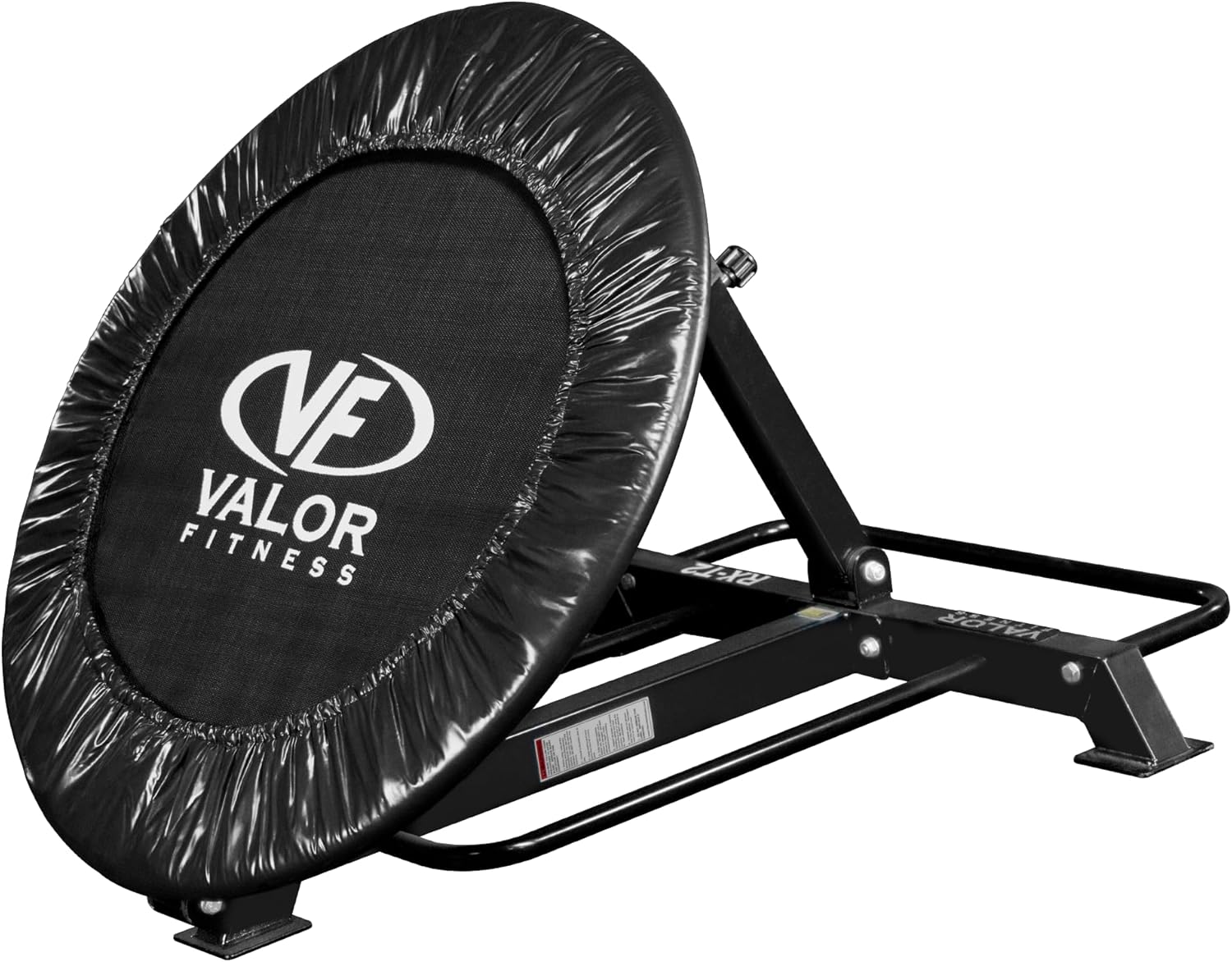 Valor Fitness Medicine Ball Rebounder Trainer: Adjustable 8-Position Trampoline with Storage for Core Strength, Cardio & Physical Therapy