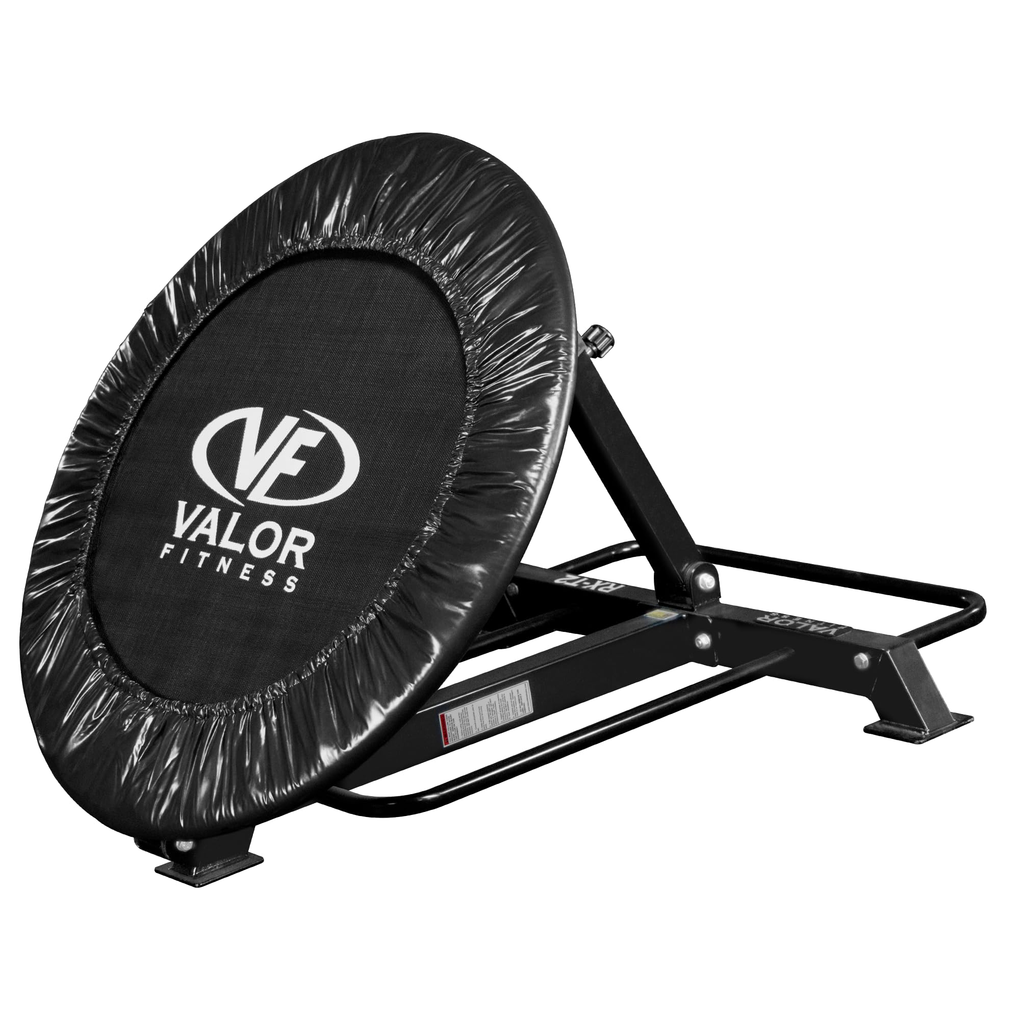 Valor Fitness Adjustable Medicine Ball Rebounder with Ball Storage – 8 Position Training Trampoline for Strength, Core, and Physical Therapy Workouts – Home Gym Fitness Equipment