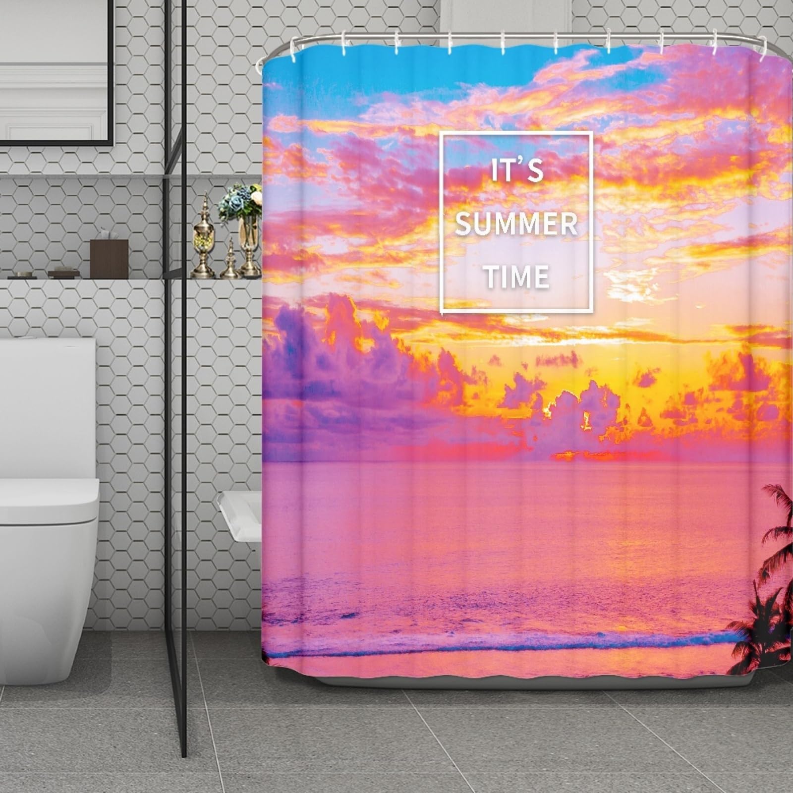 Rideau de douche anti-moisissure et imperméable lavable en machine pour une hygiène parfaite