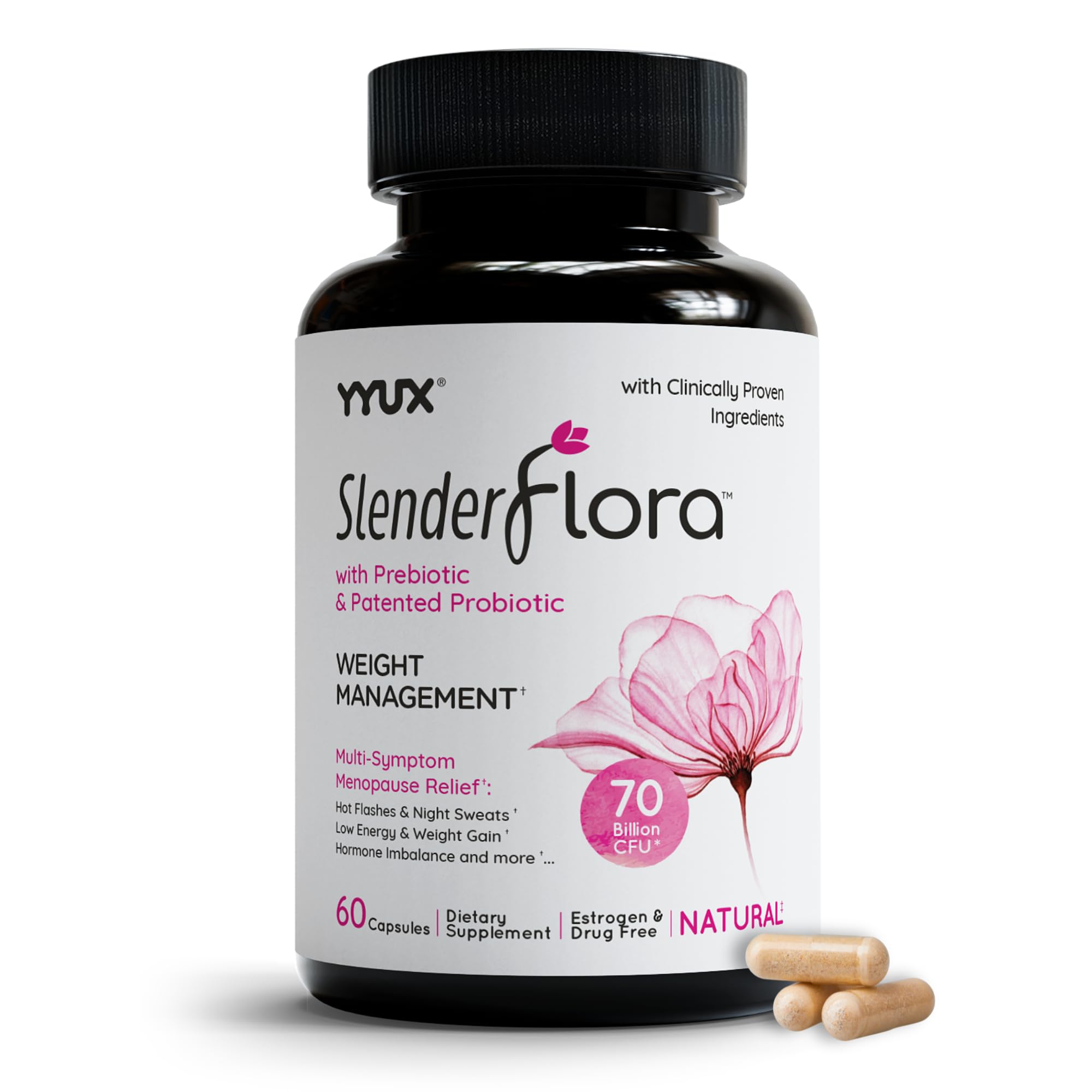 Amazon.com: YYUX SlenderFlora - Menopause Probiotic Supplement