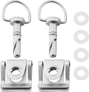 2 Sets Car Engine Cover Bolt Nuts Rotary Catch 4519880067 A4519880067 Compatible with Smart 451 and Compatible with Smart Fortwo 2007-2015