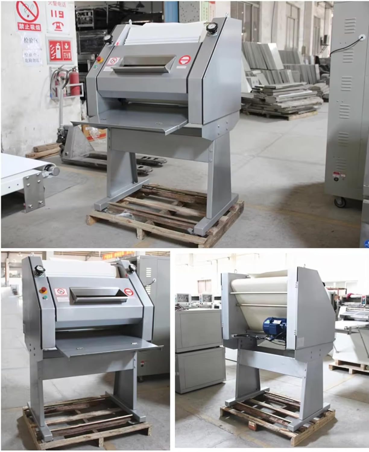 Baguette Moulder Machine, Baguette Shaping Machine, Automatic French Bread Tool, Great for Commercial Bakeries & Bakery Equipment