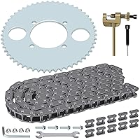 Vista 10 de YOXUFA T8F Cadena de transmisión 116 eslabones para 43cc 47cc 49cc 2-Stroke SSR SX50 Holeshot Coolster SYX Goped MotoTec APC Mini Chopper Super