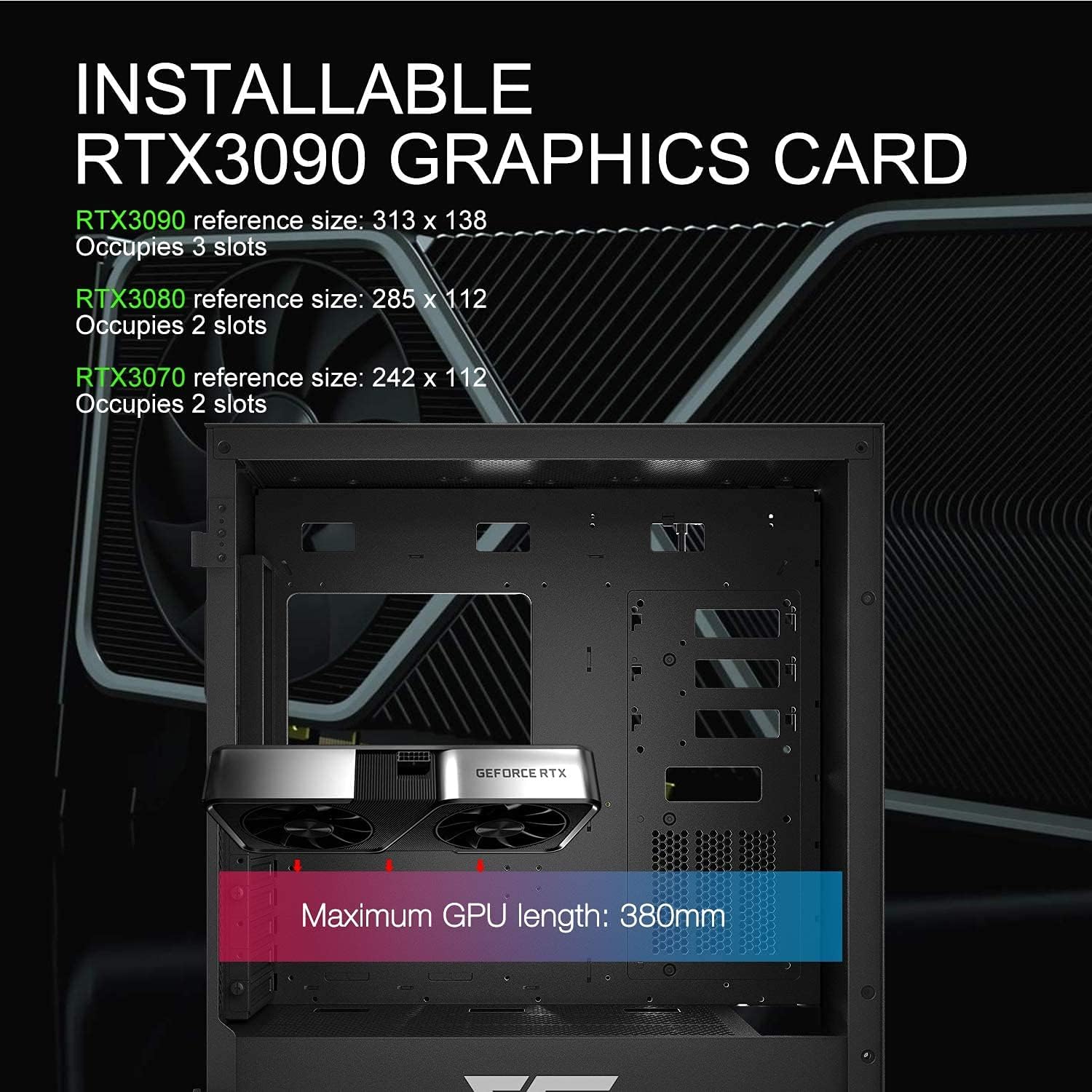 Up To 50% OFF darkFlash DLX22 NEO Mid Tower Computer Case, E-ATX/ATX/Micro-ATX/Mini ITX Airflow PC Gaming Case, Hinged Tempered Glass Side Panel, USB Type-C Port, Cable Management System