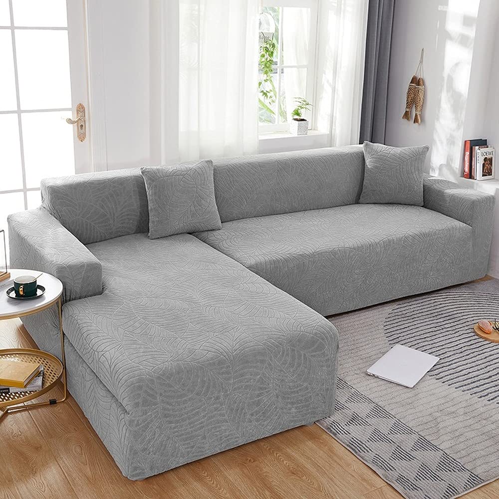 Housse de protection canape inclinable gris clair imperméable et antidérapante