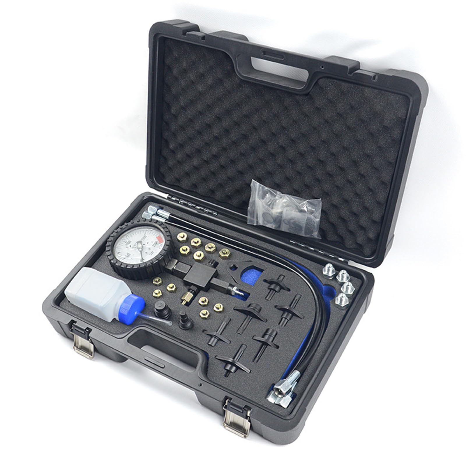 Kit De Comprobador De Presión Diesel Comprobador De Presión De Bombas De Gasolina Y Diesel Comprobador De Alta Presión Diesel Common Rail