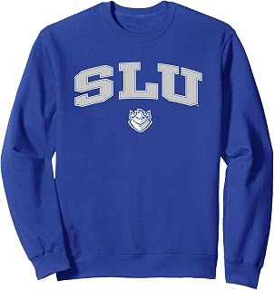 St. Louis University Billikens Arch Over Royal Blue Sweatshirt