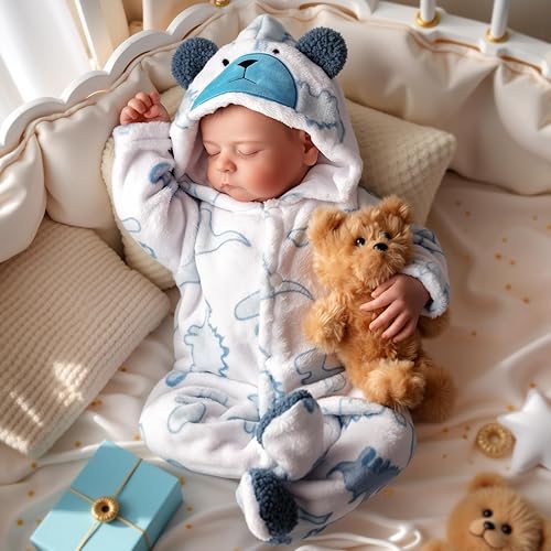 Miniatura 6 de BABESIDE Reborn Baby Dolls Boy, 20 pulgadas, realista, de la vida real, posable, realista, para niño, de vinilo suave y cuerpo de tela, muñecas con