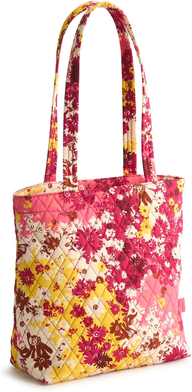 Premium Cotton Small Original Zip Tote Bag, Daffodils